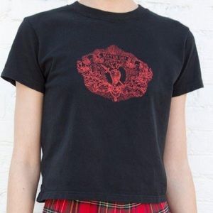 Brandy Melville Black Mater Dei Top T-Shirt